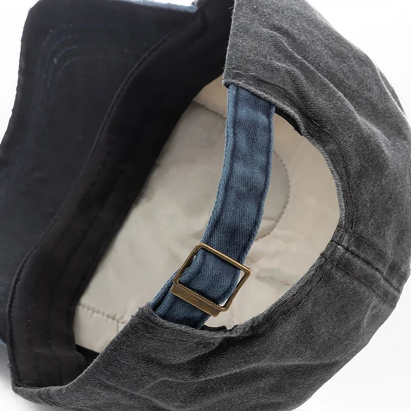 Damaged Cotton Baseball Cap